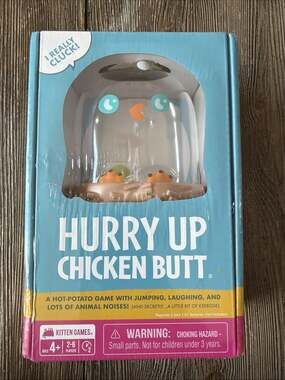 KIDS GAMES - Kitten Games- Hurry Up Chicken Butt Game 2-6 Players Ages 4+